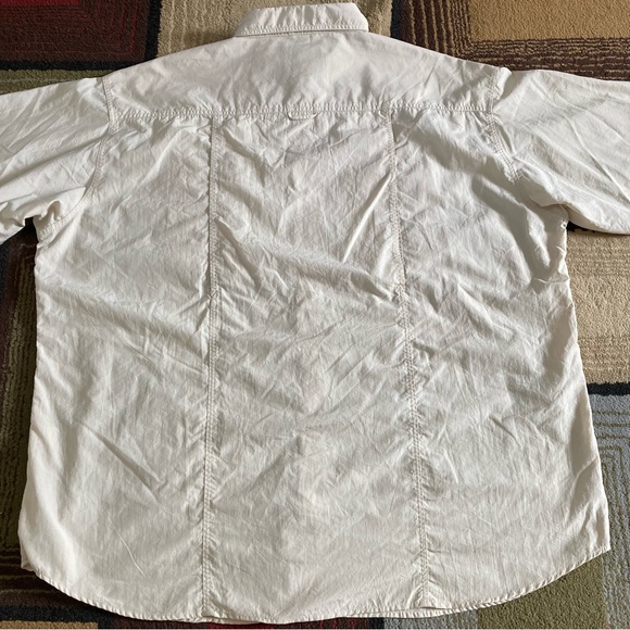 Wrangler Hero Outdoor Gear Button Up Shirt Short Sleeve Men's Sz 2XL Fishing - Picture 8 of 12